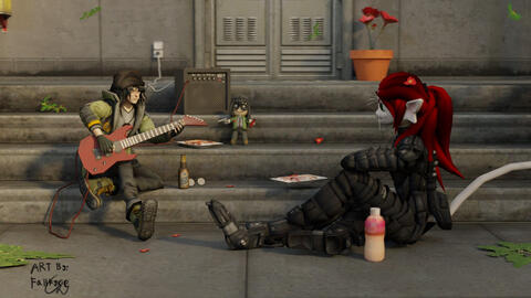 "hey look buddy..", an art for VoTV, inspired from @vitos21 art